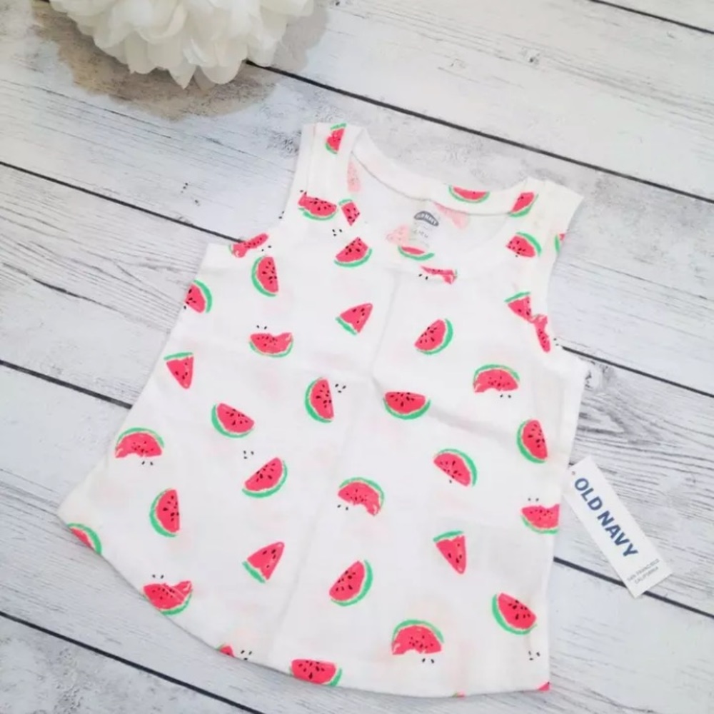 Toddler Watermelon Print Tank Top - Various Sizes